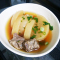 ちえたろう's cooksnap of when they made ☺簡単おかず♪牛肉としみしみ大根の煮物☺.