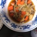 にむばすしゅたーぜん's cooksnap of when they made ●じゃが芋・人参・舞茸・玉ねぎ達の煮物●.