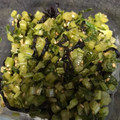 ＠てぃま's cooksnap of when they made レンジで簡単！大根の葉の塩昆布生姜和え.