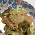 うーや♪'s cooksnap of when they made 家庭の味＊鮭のちゃんちゃん焼き.