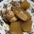 うーや♪'s cooksnap of when they made 圧力鍋15分で手羽元と大根の煮物.