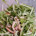 ✴秋茜✴'s cooksnap of when they made 水菜とカニかまのゆかりマヨネーズサラダ.