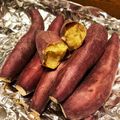 ゴロゴロん★'s cooksnap of when they made トースターで簡単☆ホクホク焼き芋.