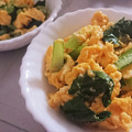 yukoko☆'s cooksnap of when they made 白だしで簡単もう１品♪小松菜の卵炒め.
