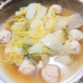 ナーちゃん's cooksnap of when they made 鶏団子と白菜の煮浸し.
