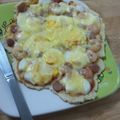 みさとんぼ's cooksnap of when they made フライパンで焼ける♪超簡単ピザ生地.