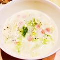 bonbonnier's cooksnap of when they made 白菜とチーズ☆簡単５分でクリームスープ.