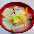 miniまむ♡'s cooksnap of when they made 具がいっぱいのお味噌汁☆.