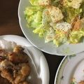 癒しの花's cooksnap of when they made 手作りソースで♬レタスとバケットのサラダ.