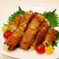 さゆpon's cooksnap of when they made ☼長芋の大葉豚肉巻き♪オイスターポン酢味.