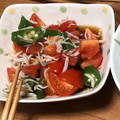 みらりん☆'s cooksnap of when they made 簡単！ おくらとトマトのしらす和.
