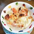 夢夢555's cooksnap of when they made シチューリメイク＊パングラタン.