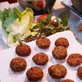 ジジキンババキン's cooksnap of when they made ファラフェル（中東のひよこ豆コロッケ）.