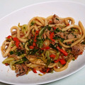 クラッチファン's cooksnap of when they made 目分量でOK！麺つゆで簡単焼きうどん！.