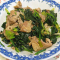 youtapapa's cooksnap of when they made 豚・ネギ・ほうれん草の炒め物.