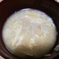 ゆきりん0201's cooksnap of when they made 娘の大好きな♡エノキダケの卵とじ♡みそ汁.