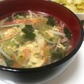 ノビル's cooksnap of when they made 【スープ】具だくさん！かに玉スープ.