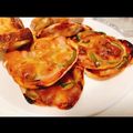 alice57's cooksnap of when they made 餃子の皮でピザ♡.