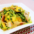 アイリッシュショコラ's cooksnap of when they made ♡豆苗とベーコンの卵炒め♡.