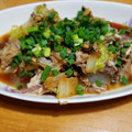DUN1005's cooksnap of when they made 白菜大量消費✿鯖缶と白菜の煮物.
