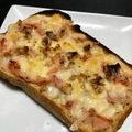 ☆GSSQHY☆'s cooksnap of when they made 〖桜海老で☆おかずなトースト〗.