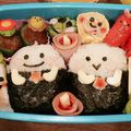 ポコポニョ's cooksnap of when they made 子供が喜ぶお弁当☆簡単四角いおにぎり弁当.