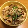ここみゆちゃん's cooksnap of when they made ■いかときのこのバター醤油焼き丼ぶり■.
