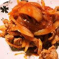 ユーロン's cooksnap of when they made 豚肉のカレーケチャップ炒め.