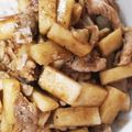 がんばるうさぎ's cooksnap of when they made お弁当に♩豚肉と長芋バルサミコソース炒め.