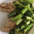 いずみはる's cooksnap of when they made めかじきの小松菜バター炒め添え.