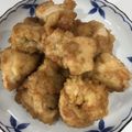 ＊＊いちごみるく＊＊'s cooksnap of when they made 鶏胸肉でふんわり鶏天(とり天)の甘酢だれ.