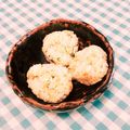 あゆまんま♪'s cooksnap of when they made ごま油香る♪絶品やみつきおにぎり.
