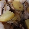 canalcats's cooksnap of when they made 甘辛たれで♪鶏肉とじゃが芋の甘辛炒め.