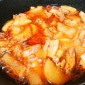 april430's cooksnap of when they made 豚バラブロックと大根のコチュジャン煮.