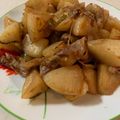 きゃあきゃあ's cooksnap of when they made 冬大根でほっこり♪豚肉の味噌バター炒め煮.