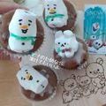 nagachan❀'s cooksnap of when they made オラフ？チョコカップケーキ.