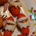 めい♡めい's cooksnap of when they made 簡単 キャラ弁 おかず サンタウィンナー.