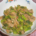 りぶろん's cooksnap of when they made 豚肉と菜の花の甘辛炒め～ちょっとピリ辛～.