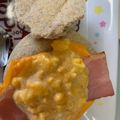 しーさつまま's cooksnap of when they made イングリッシュマフィン・チーズ卵マヨ.