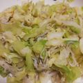 クック0UQ98I☆'s cooksnap of when they made 【給食の味】白菜とじゃこのサラダ.