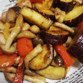 クック0UQ98I☆'s cooksnap of when they made 鶏肉とさつまいもの照り焼き炒め.