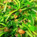 あおやがら's cooksnap of when they made さばの水煮缶と豆苗の簡単煮.