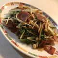 こむぎこはるばる's cooksnap of when they made 低糖質☆えのきと水菜とベーコンの炒め物.
