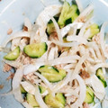 クックA7ACJK☆'s cooksnap of when they made 新玉ねぎとツナきゅうりのポンマヨ和え☆.