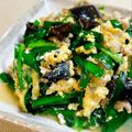 いなばっくす☆'s cooksnap of when they made 我が家の定番！キクラゲ入り豚ニラ玉♪.