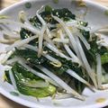 ちみたろ's cooksnap of when they made レンジで簡単☆モヤシと小松菜のナムル.