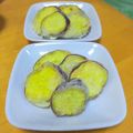 ÿuuka☆212's cooksnap of when they made さつまいもの天ぷら★簡単バージョン.