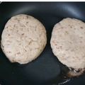 chakulan's cooksnap of when they made 大麦ハンバーグ♪簡単.