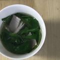 ma___111's cooksnap of when they made ベーコンと水菜のコンソメスープ.