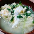 momocookin's cooksnap of when they made 白菜の漬物で絶品スープ！.